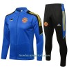 Chaqueta De Entrenamiento Trajes Manchester United 2022-23 Azul - Niño